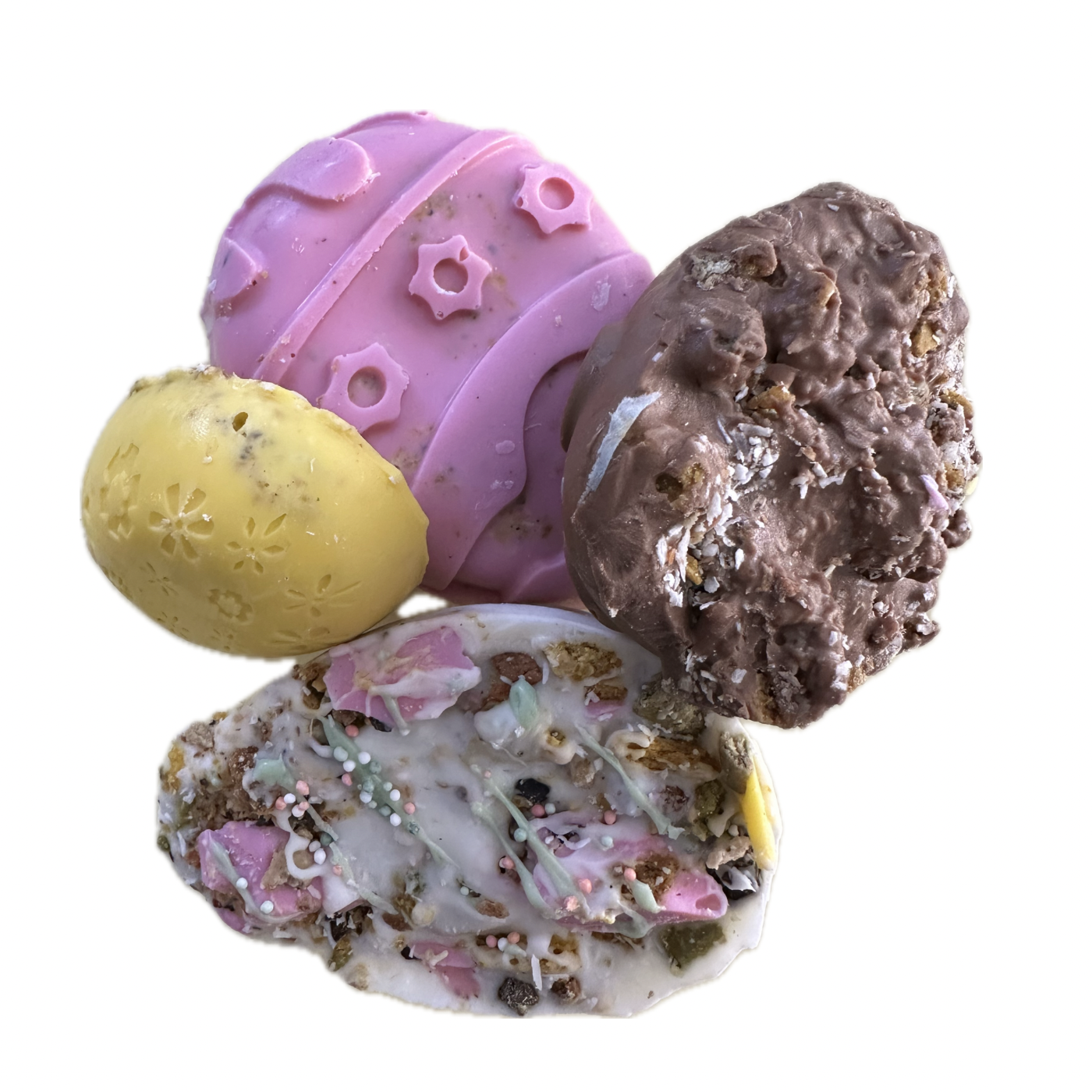 BUNNY BOX DOGGY EASTER EGGS.