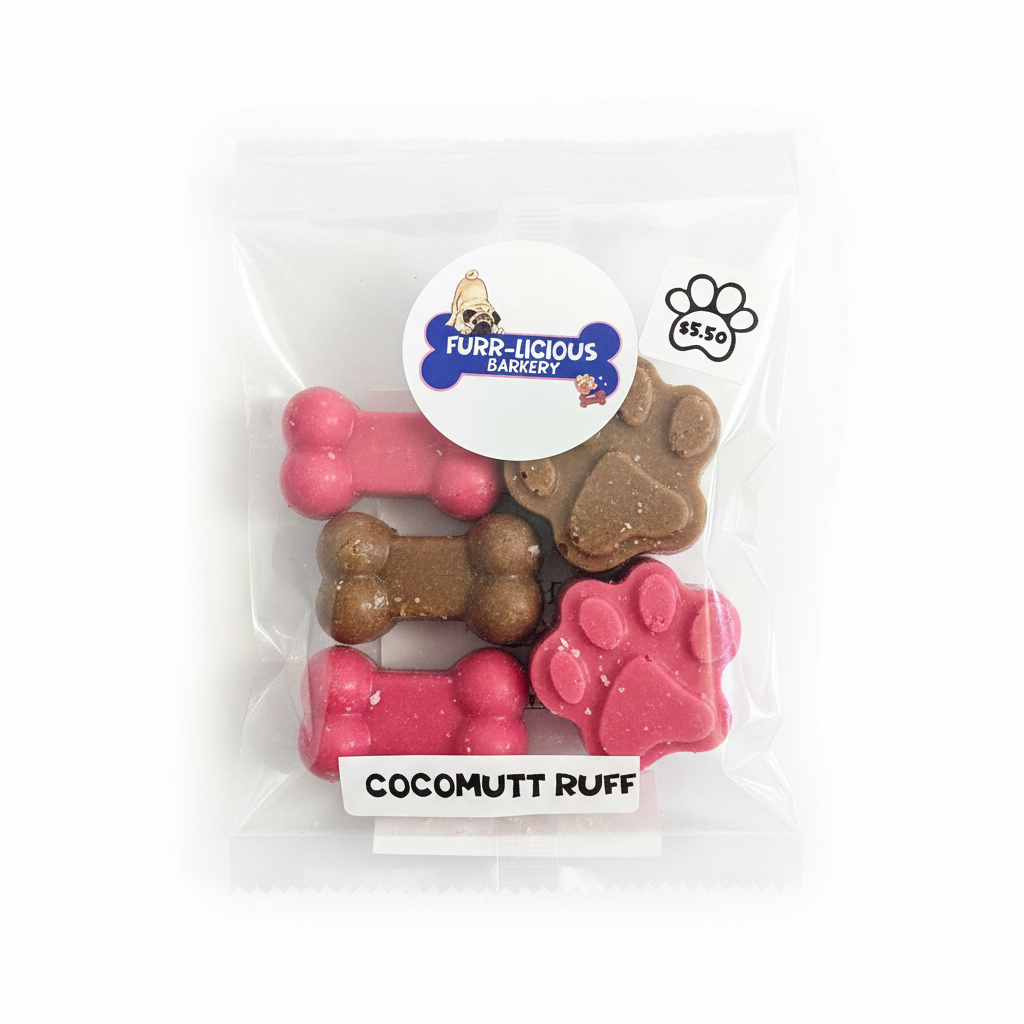 Cocomutt Ruff – White Background